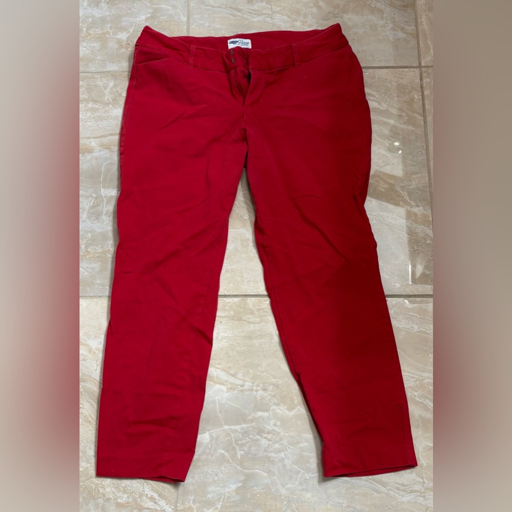Red Pixie Office Pants